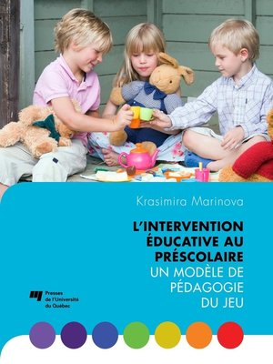 cover image of L'intervention éducative au préscolaire